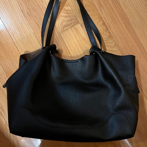 Black work tote/bag/purse - medium size - Picture 2 of 6